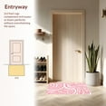thumbnail image 3 of ODIKA 6'x9' Machine Washable Non-Slip Area Rug, Modern Abstract Splash with Blush and Bright Accents High Traffic Rug, Pink, 393270, 3 of 7