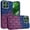 Dark Blue/Burgundy, variant on XPM for Motorola Moto G Power 5G 2026 /2025 Fashion Flower Design Sparkle Glitter Shimmer Rhinestone Bling Floral Accents, Leather Texture TPU Phone Case Cover (Light Green/Teal)