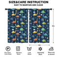 thumbnail image 2 of Blackout Kids Curtains,Dinosaur Pattern with Text Elements Childrens Insulated Curtains Set Of 2,Bedroom Essentials,Toddler Room Decor 52"x84", 2 of 5