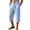Light Blue, variant on cfhntfmh Mens Capri Pants Wide Leg Loose Fit Elastic Waist Pants Lightweight Drawstring Beach Pants with Pockets (Yellow,X-Large)