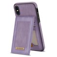 thumbnail image 6 of Feishell Wallet Case for iPhone XS Max, [RFID Blocking] Credit Card Holder Back Magnetic Buckle Luxury Premium PU Leather Purse Flip Kickstand Shockproof Cover For iPhone XS Max, Purple, 6 of 8
