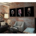 thumbnail image 2 of Set de 3 Cuadros Decorativos Ideas Creativas Microfono 43 cm x 43 cm, 2 of 2