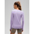 thumbnail image 2 of CRZ YOGA UPF 50+ Long Sleeve Sun Shirt, Hiking, Crewneck, Tops for Women, 2 of 5