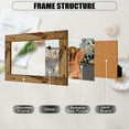 thumbnail image 6 of Tabletop Picture Frames, Decorative Gallery College Wall Frame, 5.5*3.5in, Pink, 6 of 6