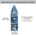 thumbnail image 5 of HELLHERO Soft Ironing Board Cover, Retro Denim Patchwork Style Ironing Board Cover, Non Stick Scorch and Stain Resistant Standard Size 15x54 Inch with Elastic Edges, 5 of 5