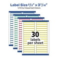 Avery TrueBlock File Folder Labels, 2/3" x 37/16", 750 Printable