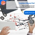 thumbnail image 5 of Large Gaming Mouse Pad with Seam Edge, Anti-Slip Extended Mouse Pad with Micro-Weave Cloth Surface,Waterproof Keyboard Pad, Desk Pad for Gamer Office Home XL 31.5" x 11.8" Cherry Blossom New\u2026, 5 of 5