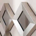 thumbnail image 2 of Sculpture Murale Carrée Miroir en Argent, 2 of 4