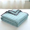 thumbnail image 6 of opvise Lightweight Bedspread Summer Quilt Sure Here's A Product Title for Listing Summer Sleep Quilt Ice Silk Machine Washable Absorbs Heat Lightweight Green, 6 of 8