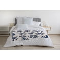 thumbnail image 3 of Simply Daisy Fossil Formation Fleece Throw Blanket, Navy, Oversized Throw, 3 of 4