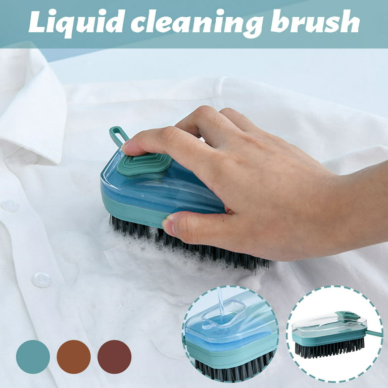 OAVQHLG3B Long Handle Dish Brush with 2 Replaceable Scrubbers