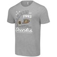 thumbnail image 2 of Men's Starter  Heather Gray Anaheim Ducks Arch City Team Graphic T-Shirt, 2 of 3