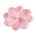 thumbnail image 3 of Huayishang Fruit Tray Flower-Shaped Fruit Plate, Fruit Plate, Snack, Multi-Grid Candy Box, Multi-Grid Plate (Pink), Kitchen Essentials Clearance Sale Pink, 3 of 4