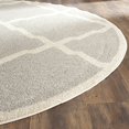 thumbnail image 5 of Safavieh Amherst Light Grey Indoor Outdoor Rug - Round 5', 5 of 5