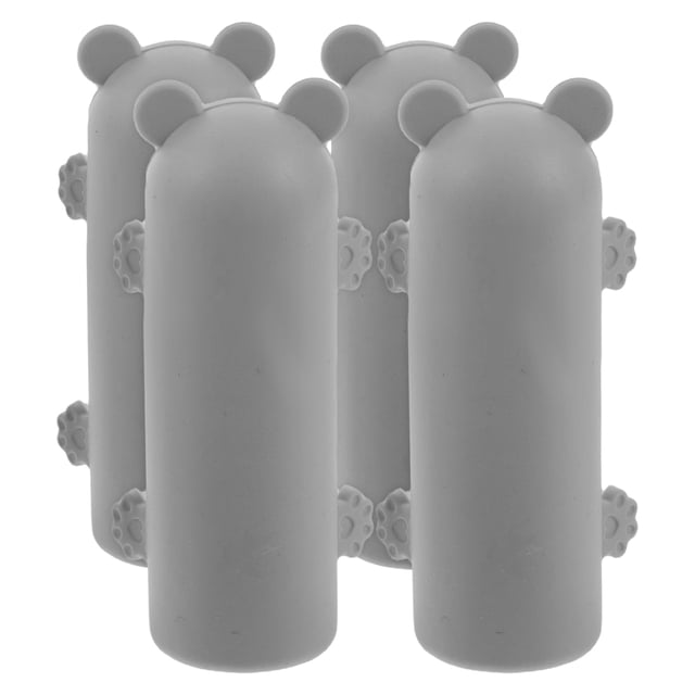 4 protectores de esquinas de silicona suave con dibujos animados para niños, ideales para bordes y esquinas de mesas y muebles a prueba de bebés