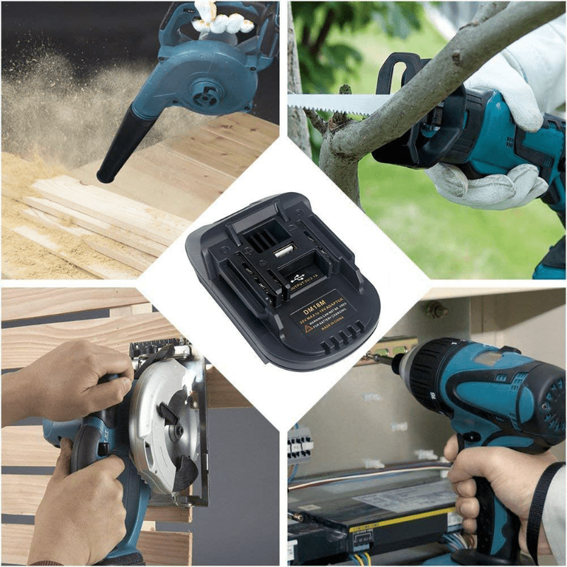 Adapter for black and decker 20V Battery Converter use For Ma*kita 18V Power Tool