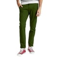 thumbnail image 6 of Matchstick Men's Cotton Slim Fit Stretch Casual Chino Pants for Work Jogger Training, 6 of 10