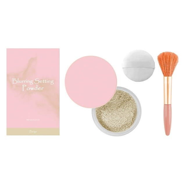 EGNMCR Beauté Roses Poudre Fixante Beauté Poudre Floutante Poudre Fixante Poudre Fixante Imperméables Poudre Fixante Roses Poudre Floutante pour Tous les Tons Poudres de Maquillage