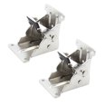 thumbnail image 4 of BESTYASH 2pcs Self Locking Table Leg Bracket Metal Silver Professional Furniture, 4 of 8