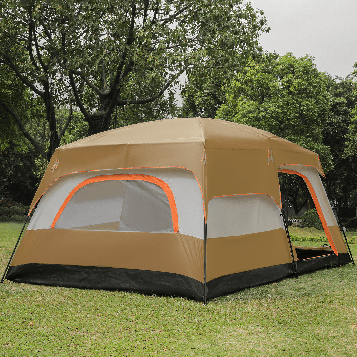 MoNiBloom Extra Large Tent 5-8 Person, Family Cabin Tents with 2