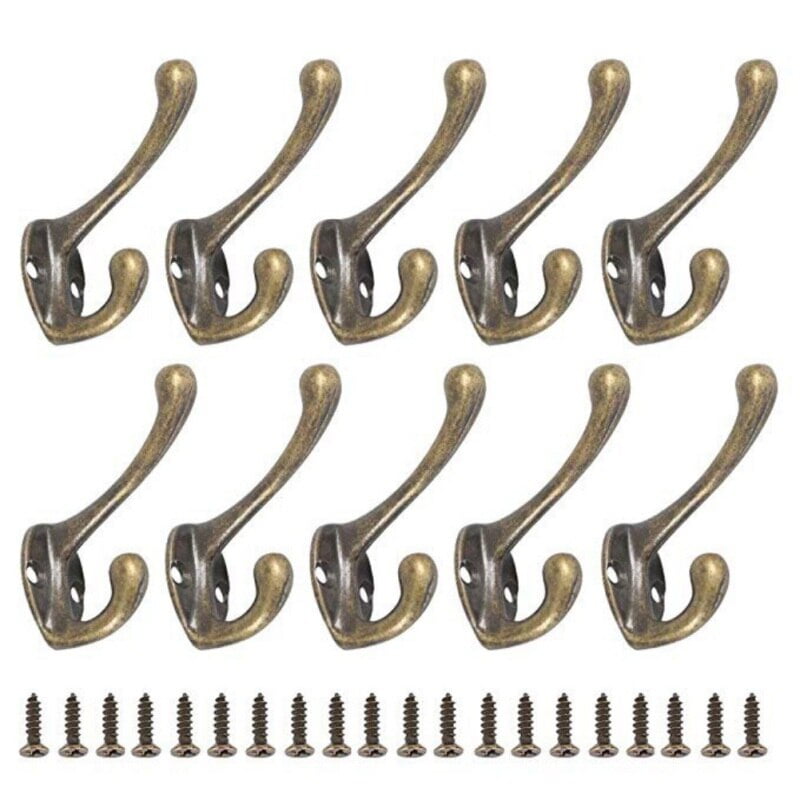 vintage metal coat hooks