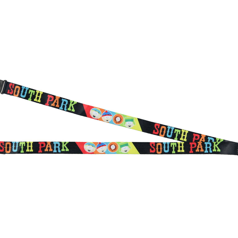 South Park ID Badge Holder Lanyard w/ 2 Kyle Rubber Pendant And  Collectible Stickers 