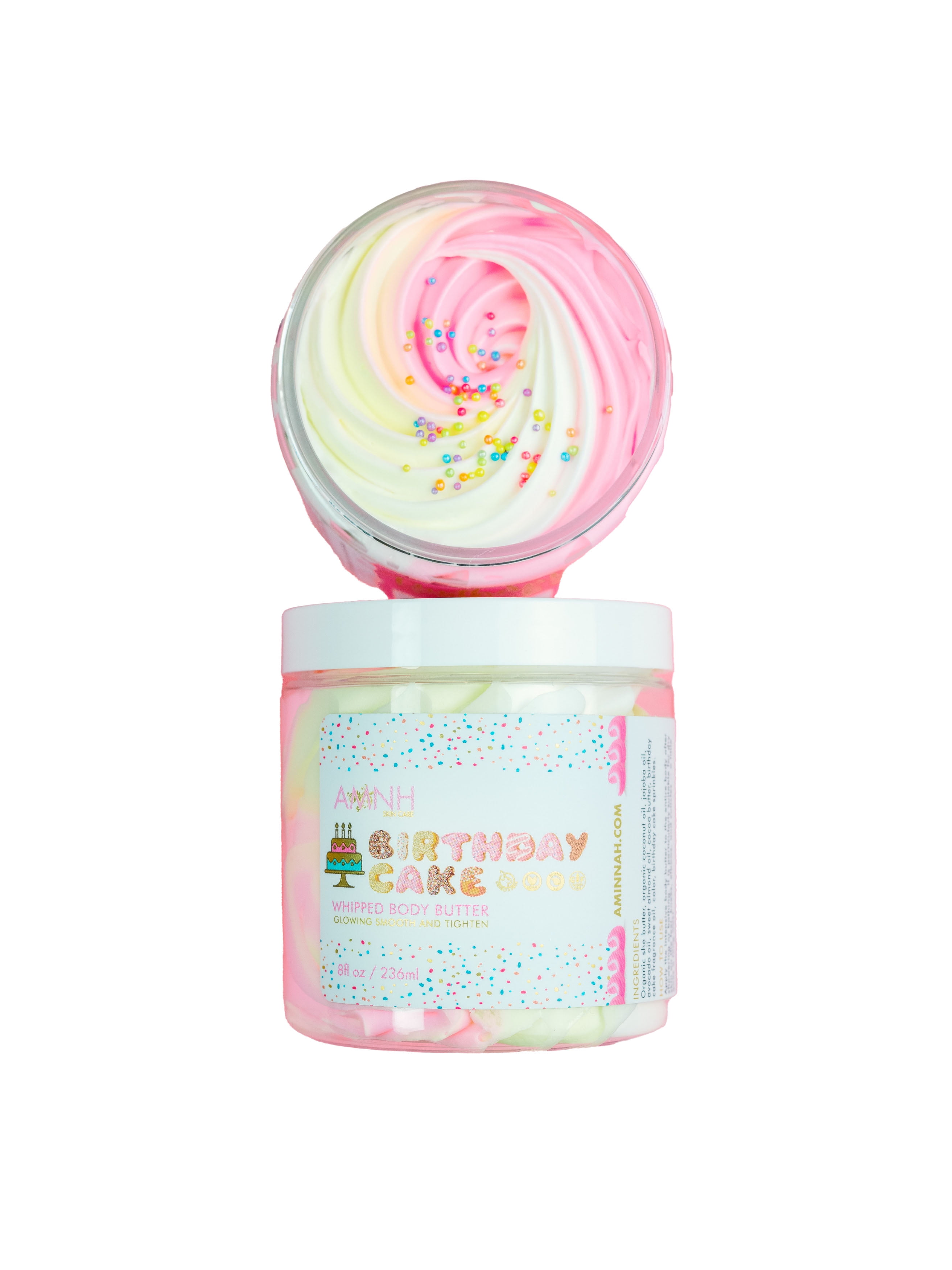 Aminnah Birthday Cake Whipped Body Butter