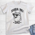 thumbnail image 2 of Shiba Inu Dad, Unisex Men's Shirt, Shiba Inu Owner, Funny Dog Dad Gift, Heather Ash, Medium, 2 of 6