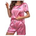 thumbnail image 2 of Kiplyki New Arrivals Sleepwear for Women Silk Camisole Shorts Sling Set Sleepwear Set, 2 of 3