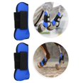 thumbnail image 4 of 1 par de equipo ecuestre envolvente de soporte de protección para botas de pierna para salto de caballo (azul), 4 of 9