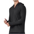 thumbnail image 2 of Goodtrade8 Hooded Sweatshirts for Men Lightweight Plain Athletic Long Sleeve Mens Sweatshirt Hoodie, 2 of 9