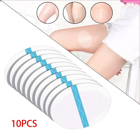 10 Piezas de Parches Transparentes para Muslos, Almohadillas Antifricción Resistentes Al Desgaste, Autoadhesivas Multifuncionales, Que Ocultan El Sudo Macarena Cintas de muslo