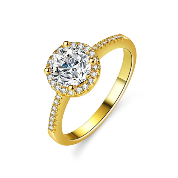 Anillo de plata S925 Diamante de lujo redondo bolsa 1 quilate 6,5 mm anillo femenino Seiko plateado 14K moissanite