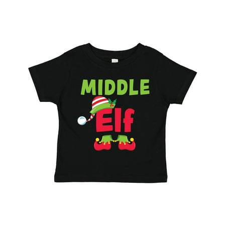 

Inktastic Christmas Middle Elf Gift Toddler Boy or Toddler Girl T-Shirt