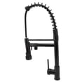 thumbnail image 5 of Matte Black Kitchen Faucet, Single Handle Control for Effortless Temperature Adjustment, Dual Function Water Modes Stream & Spray, Easy Installation, 5 of 5