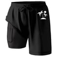 thumbnail image 4 of Kcolen Men Swim Trunks 5 Inch Inseam Soild Color Beach Shorts Stretchy Upf Swimming Trunks Mens Swim Trunks Summer Beach Oversized Swimming Shorts for Men, 4 of 4