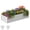 Silver-8x4x2FT, variant on Dextrus 8x4x3ft Galvanized Metal Raised Garden Bed with Gloves, Support Rod & Rubber Edge for Outdoor Plants Veggies, Silver