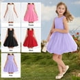 thumbnail image 6 of Actgleam Girls Short Sleeve Tutu Dress Birthday Wedding Party Tulle Dresses,Sizes 5-12,Black, 6 of 11