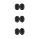 thumbnail image 3 of Methold Almohadillas para los oídos Cojín Montado en la cabeza Auriculares profesionales Reemplazo de orejeras con cancelación de ruido para Type1 NO1, 3 of 6