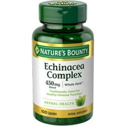 Nature's Bounty Echinacea Complex 450 mg Capsules 100 ea (Pack of 2)