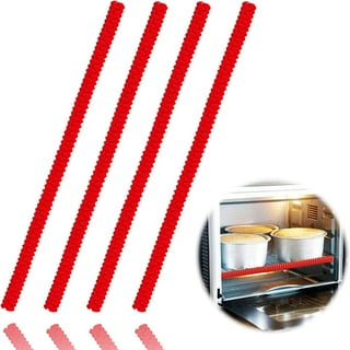Mduoduo 2 Pcs Silicone Kitchen Oven Rack Guard Heat Resistant Shelf Edge  Liner Shield Red 