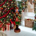 thumbnail image 2 of Fraser Farm Hill 22" African American Christmas Resign Nutcracker decoration for indoor/outdoor use, 2 of 8
