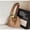 Khaki, variant on Colorful pearl wool knitted bag, woven shoulder bag, beach casual tote bag