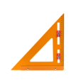 thumbnail image 6 of 2-In-1 Rafter Square,Positioning Triangle Ruler Innovative Rafter Square Tool Adjustable Triangle Ruler Protractor 2pcs, 6 of 6