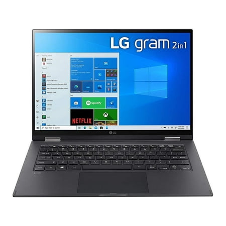 Used LG GRAM 14T90P-K.AAB7U1 2-in-1 14 FHD TOUCH I5-1135G7 16 512GB SSD - BLACK