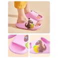 thumbnail image 5 of FEOYA Child Summer Slippers Unisex Bathroom Shower Shoes Boys Girls Quick Drying Non-Slip Beach Pool Sandals Kids Cute Dinosaur Open Toe Indoor Outdoor Slippers, 5 of 7