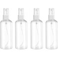 thumbnail image 1 of wqlpp-4 Pack Bouteilles de Pulvérisation en Plastique Portables Mini Cosmétiques Fines Brume Ensemble de Bouteilles de Voyage pour Huiles Articles de Toilette Vaporisateur d'Huiles Essentielles et Buse Contenants Liquides, 100ML, 1 of 4