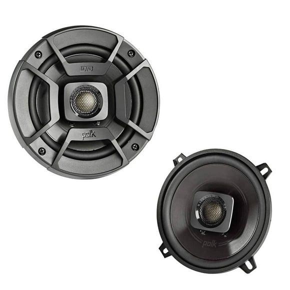 Polk Audio DB522 DB+ Series 5-1/4" Coaxial Speaker for Car Audio & Marine Speakers, 2-Way Boat & Car, 55-22kHz Frequency Response, Polypropylene Woof