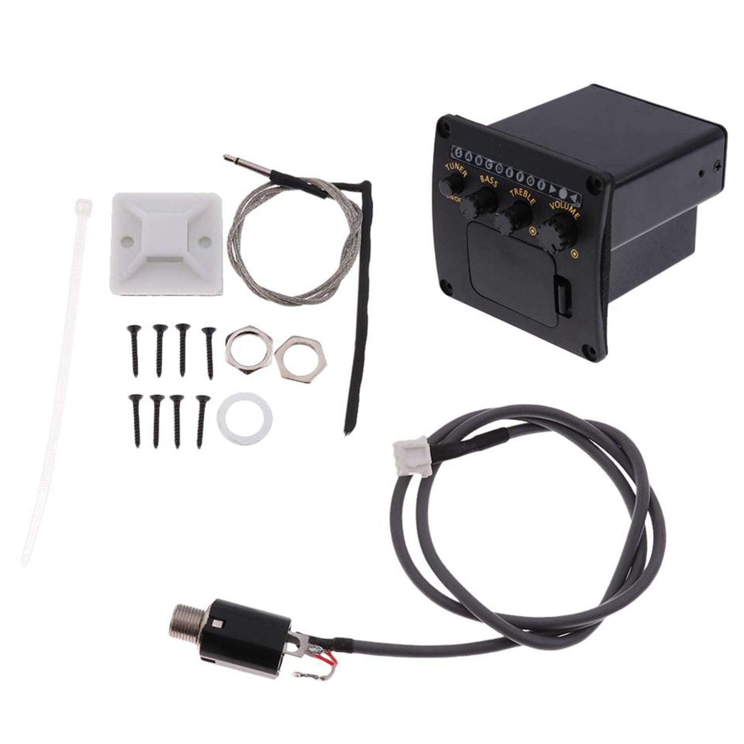 2 Set Pickup Eq Aeq-2T Equalizer Acoustic Guitar Washer Screws Set,2 Band & 4 Band