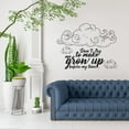 thumbnail image 3 of Dont Try To Make Me Grow Up Before My Time Life Quote Beautiful Clouds Vinyl Wall Art Wall Sticker Wall Decal Home Kids Room Study Room Boys Girls Wall Décoration Design Wall Decor Size (18x20 inch), 3 of 3